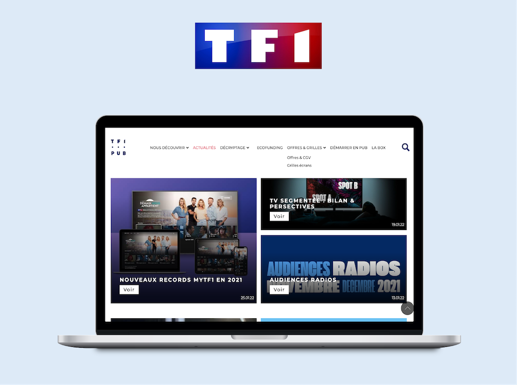Projet application web, La Box TF1, exomind